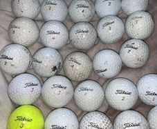 25 Mixed Tiltiest golf balls