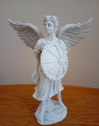 large arch angel michael statue