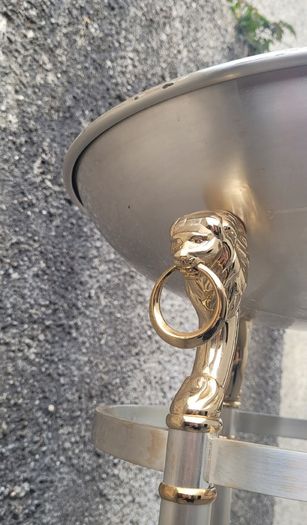 Vintage Mariner torchiere lamp