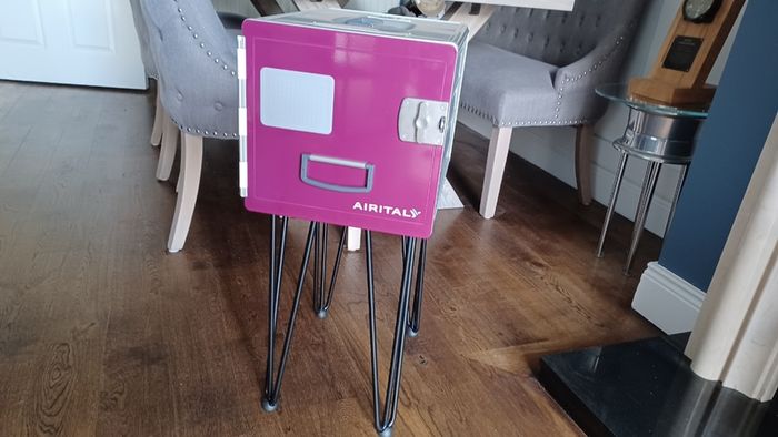 Brand new Air Italy Galley Box Airline Plane Atlas Storage Side Table Handmade