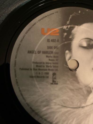 U2 - Angel of Harlem UK 7 inch Original Vinyl 1989 Island Records