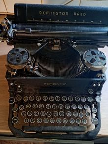 remington  rand typewriter