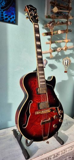 Ibanez AG95QA DBS  Hollow Body Electric Guitar