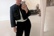 boucle cropped jacket