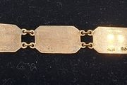 9ct yellow gold bracelet