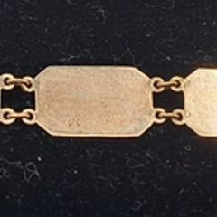 9ct yellow gold bracelet