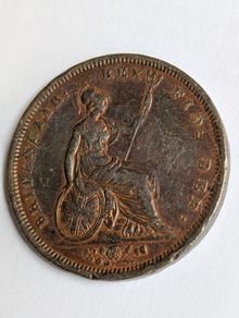1826 Penny ,200 years ago