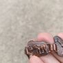 Vintage 6 panel African Animal Bronze Bracelet Image 9
