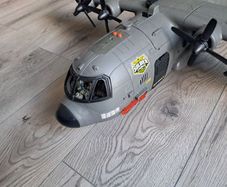 Soldier force hercules cargo plane