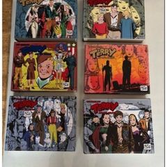Full set of 6 volumes Terry and the pirates