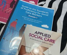 Applied social care degree coursework books