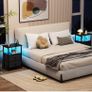 Bedside Table Set of 2 with Charging Station Image 9
