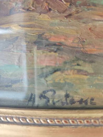 Original oil landscape