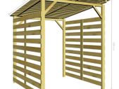 Garden Firewood Storage Shed Impregnated Pinewood