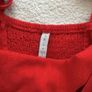 Red linen top. Elasticated back. Size L Image 4