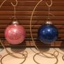 Personalised glitter Christmas baubles Image 2