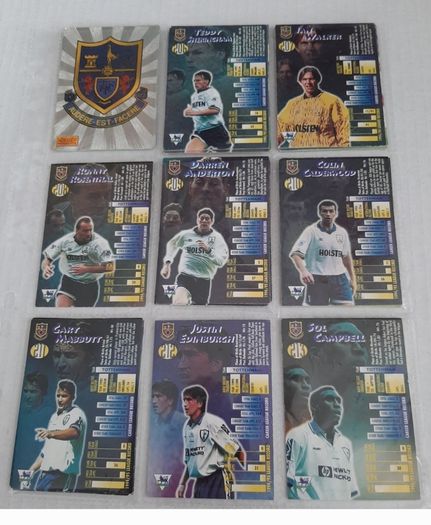 Tottenham vintage football match attack cards