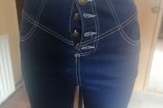 beautiful high-waist skinny jeans