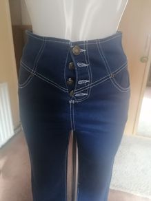 beautiful high-waist skinny jeans
