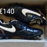 Football Boots Nike Tiempo R10 Black (2006) Size 7.5UK FG Image 3