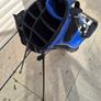 Slazenger Golf Stand Bag Black & Blue with Built-In Legs Image 3