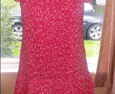 Brand new pink floral above the knee dress CREW CLOTHING Co. size UK10 EU38 Postage included