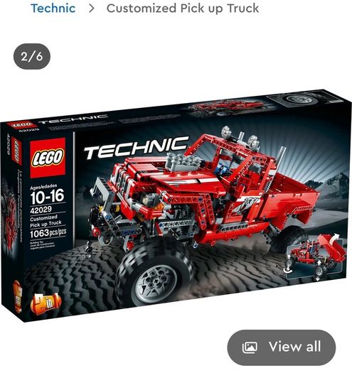 lego technics pick up (2in1 set) 42029 & 8293 motor