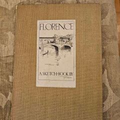 Florence A Sketch Book  By Ted Richards. Published By Adam&charles Black.1914 First Edition Hardback In Good Condition. See Photos For Same.