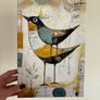 Lithuanian Bird Canvas Painting 20 x 30 cm Image 9