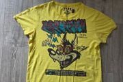 Men's yellow tee shirt from Zara, size M