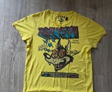 Men's yellow tee shirt from Zara, size M