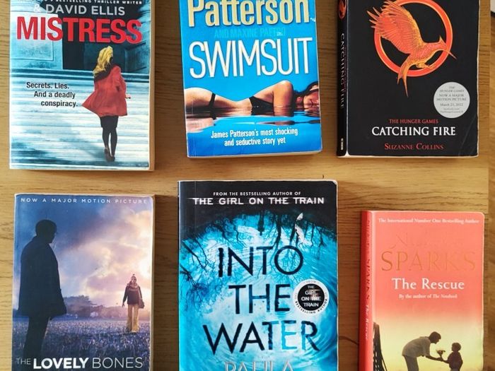6 Fiction books