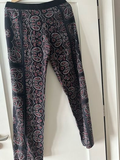 Sandro 100% silk palazzo trousers