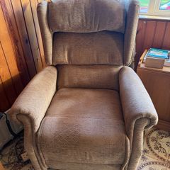 Electronic armchair for seniors. Lift and rise .