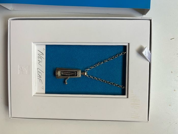 Alan Ardiff New Leak Silver and Gold necklace with pendant