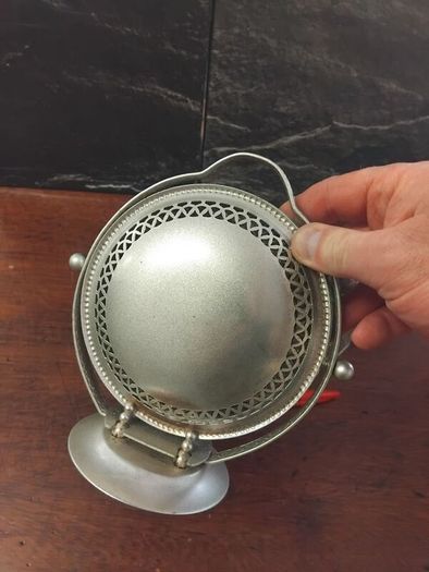 Cake Stand and vintage Sugar Sifter