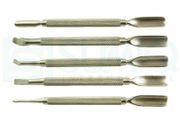 X5 Cured Nail Spatula Stainless Steel Nail Slider Gouge Manicure Pedicure