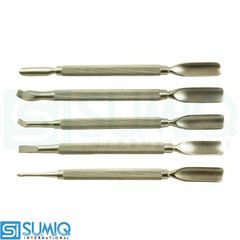X5 Cured Nail Spatula Stainless Steel Nail Slider Gouge Manicure Pedicure