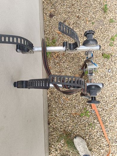Bike tow bar rack