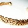 Vintage Hallmarked 9ct Gold Filigree Torque Bangle Image 10