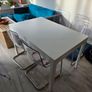 IKEA extendable table and 4 chairs Image 2