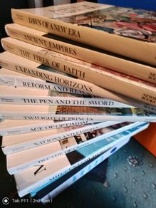 11 Volumes of 'Milestones of History's - Hardback