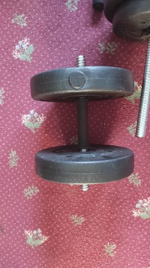 HOME GYM SET 27.5kg Plates + 12kg Kettlebell 40