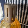 Ashleigh and burwood amber glass oil burner lamp Image 2