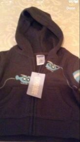 Boys BNWT hoodie 0/3 mths