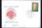 1980 Ireland Centenary of the Arrival of the De La Salle Brothers in Ireland Commemorative Stamp Whytes Addressed First Day Cover (FDC) with Baile Atha Cliath Pictorial cancel