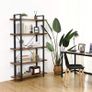 Sturdy 5-Tier Living Room Industrial Design Bookcase - Free Delivery Nationwide Image 3