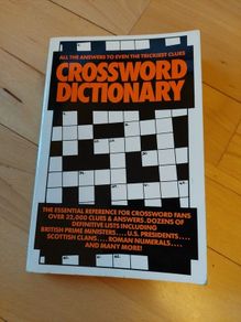 Crossword Dictionary - 1984