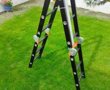 Foldable Multi Purpose 4 Way Ladder with Scaffold Plates