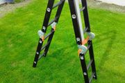 Foldable Multi Purpose 4 Way Ladder with Scaffold Plates